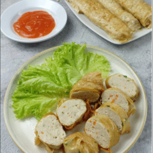 Gohyong Ayam kulit tahu